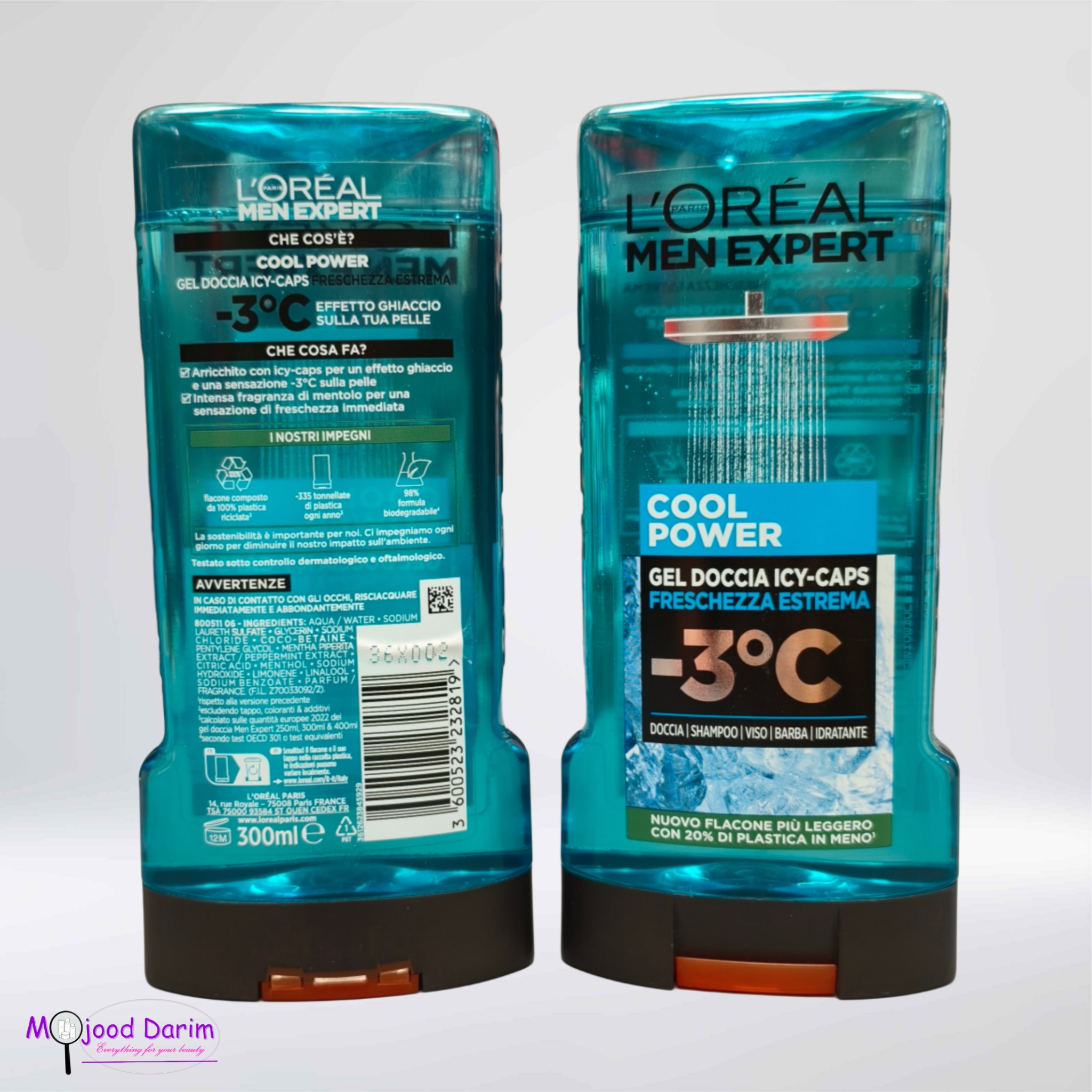شامپو بدن اورئال ( اورال ) خنک کننده °3- درجه | COOL POWER L’OREAL — تصویر ۲